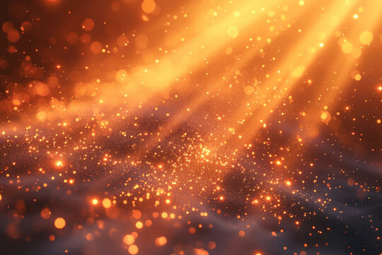 Bright White Luminous Flash Background with Rays and Lens Flare