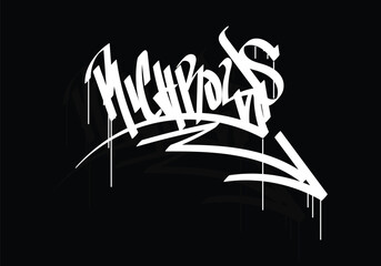 RICH BOYS graffiti tag style design