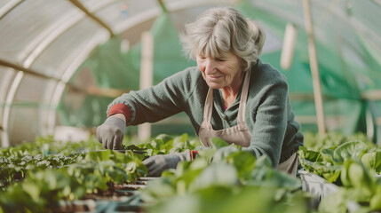 Fototapeta premium garden, woman, gardening, child, plant, flower, summer, people, spring, outdoors, person, agriculture, field, gardener, kid, food, vegetable, beauty, flowers, work, boy, planting, watering, farmer, na