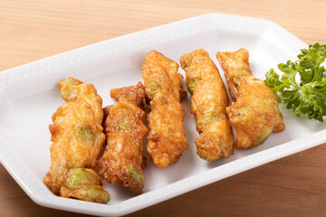 枝豆するめ　揚げかまぼこ