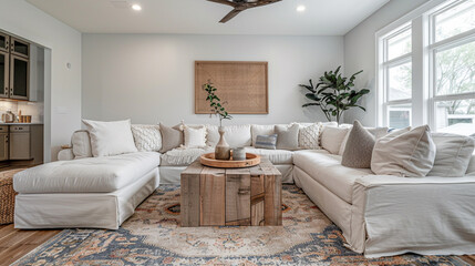 a modern living room interior