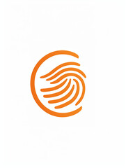 A sleek and circular human thumbprint logo, available in both color and white variations. This minimalist design exudes sophistication and modernity, with the thumbprint symbolizing uniqueness 