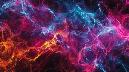 Obraz premium Stellar Radiance: Vibrant Space Scene with a Luminous Yellow Star at Its Center.