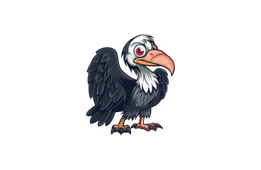 Obraz premium Animal bird vector illustration flat design logo