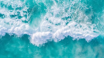 Fototapeta premium Ocean's Fury: A Powerful Wave Crashing and Colliding in a Spectacular Display.