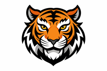 tiger head logo vector illustration