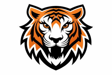 tiger head logo vector illustration