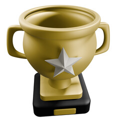 3D Golden Trophy