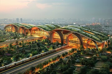 Innovative Railway Station Design: Seamless Urban Connectivity