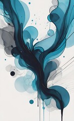 abstract background with smoke