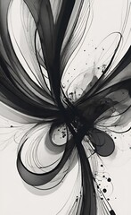 black and white abstract background