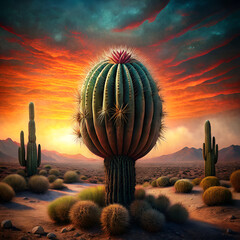 cactus as a witness to the long passage of time