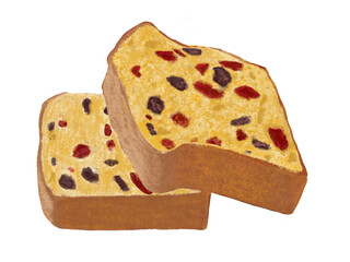 フルーツパウンドケーキ（スライス）