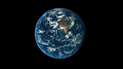 Beautiful view of earth in outer space