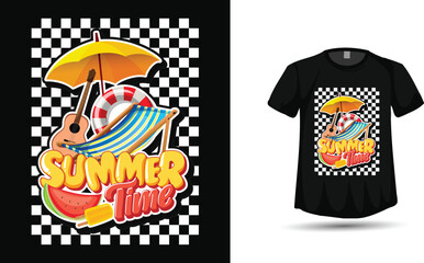 Summer t-shirt design vector 