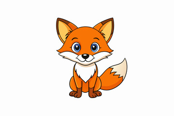 flufftail cartoon vector illustration