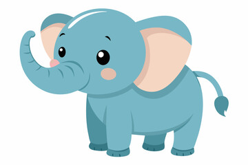 elephant cartoon vector illustration