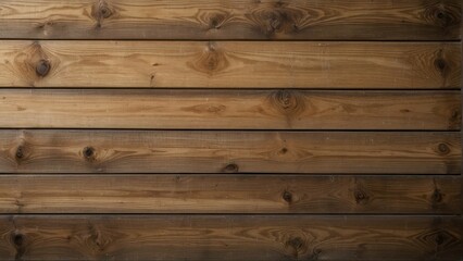 Fototapeta premium Rustic wooden plank texture with warm brown tones