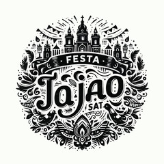 Free Vector Calligraphy Festa sao joao