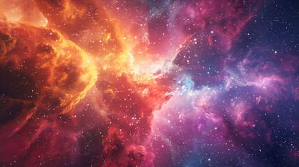 multicolored energy pulsating cosmic color backdrop.