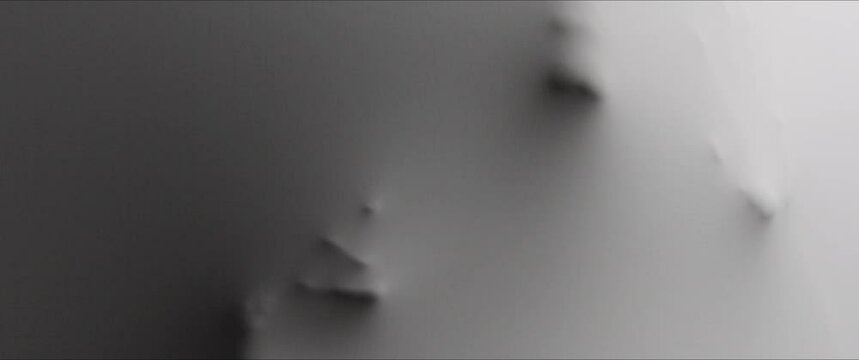 The shape of woman extrudes from the wall 