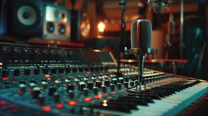 Investigate the evolution of microphone technology in conjunction with digital recording equipment.