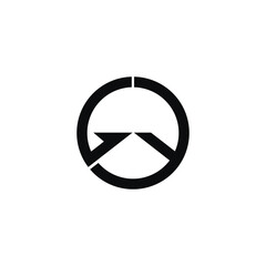 Alphabet letters Initials Monogram logo GY, YG, G and Y