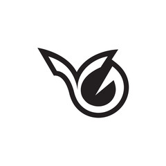 Alphabet letters Initials Monogram logo GY, YG, G and Y