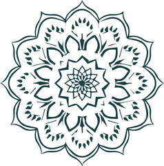 Beautiful mandala art, vector mandala design