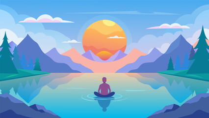 With the aid of ketamine the patient is guided through a visualization of a serene lake allowing them to let go of negative emotions and embrace a.