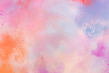 Abstract pastel colors watercolor background. Watercolor background. Abstract watercolor cloud texture. Oil painting background.