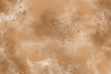 Abstract brown color watercolor background. Watercolor background. Abstract watercolor cloud texture. Oil painting background.