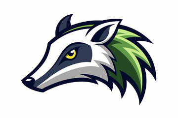 anteater head logo vector illustration