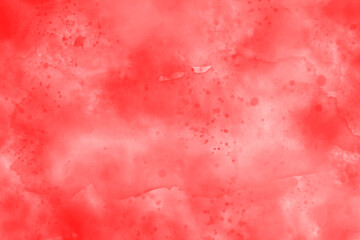 Abstract red color watercolor background. Watercolor background. Abstract watercolor cloud texture....