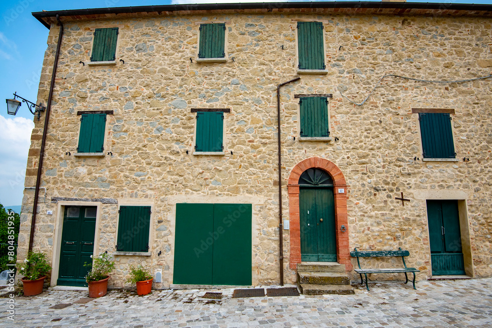 Wall mural Old Town of San Leo - Italy