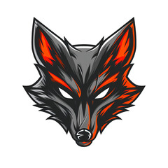 Naklejka premium Animal mascot logo gaming
