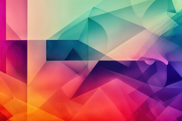 Obraz premium abstract colorful geometric background