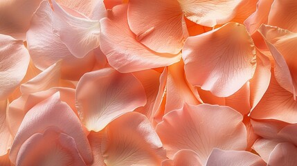 Envision a macroshot capturing the delicate texture of rose petals, each one tinted in a subtle...