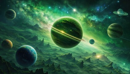 3d rendered illustration of a planet or planet in space or earth and space or blue print planet earth or wallpaper planet 4K