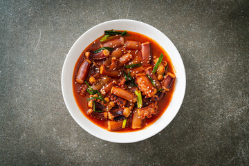 Stir-fried squid or octopus with Korean spicy sauce