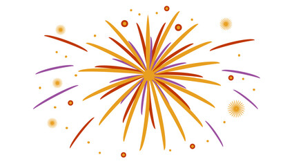 Obraz premium Festive fireworks display