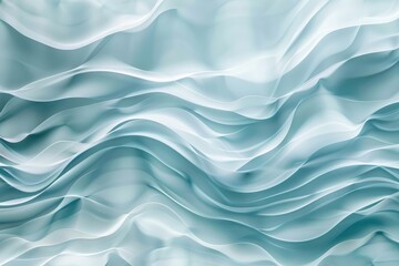 Fototapeta premium abstract blue background with smooth wavy lines