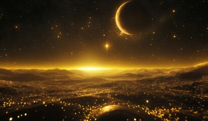 Naklejka premium the sun and the earth