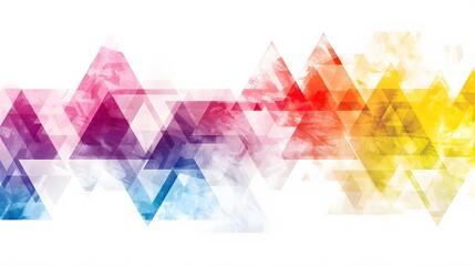 Triangle pattern composition, abstract background with copyspace