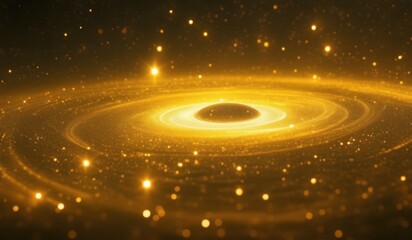 sun rising over the planet