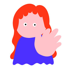 a girl who says no