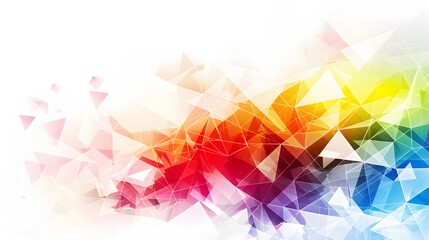 Triangle pattern composition, abstract background with copyspace