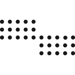 Geometric Doted Dot Shape
