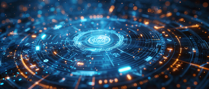 Macro shot of a space colony blueprint, envisioning life in uncharted territories