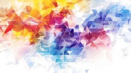 Triangle pattern composition, abstract background with copy space